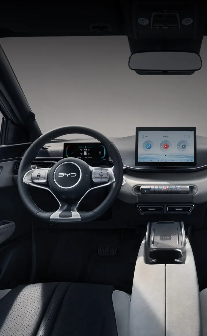 Interior do novo BYD DOLPHIN SURF