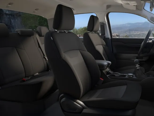 Lugares da frente da Ford Ranger XL