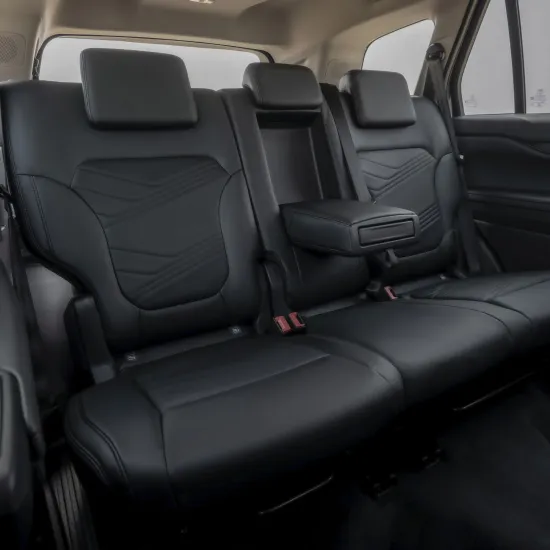 Sièges arrière de la Ford Everest