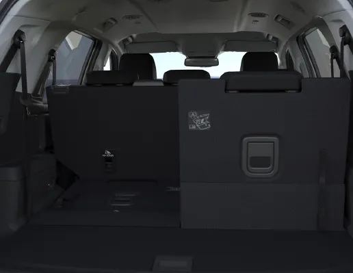 Le coffre d'une Ford Everest 